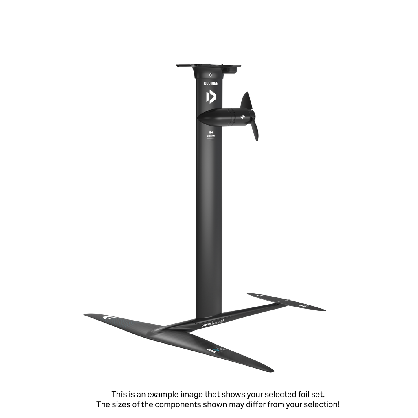 eMast AL Set 84 Fuselage Aero AL 3BS 66 Front Wing Glide 2.0 SLS 1100 Back Wing Stabilizer H 210 Adapter Fuselage - Duotone Onesize
