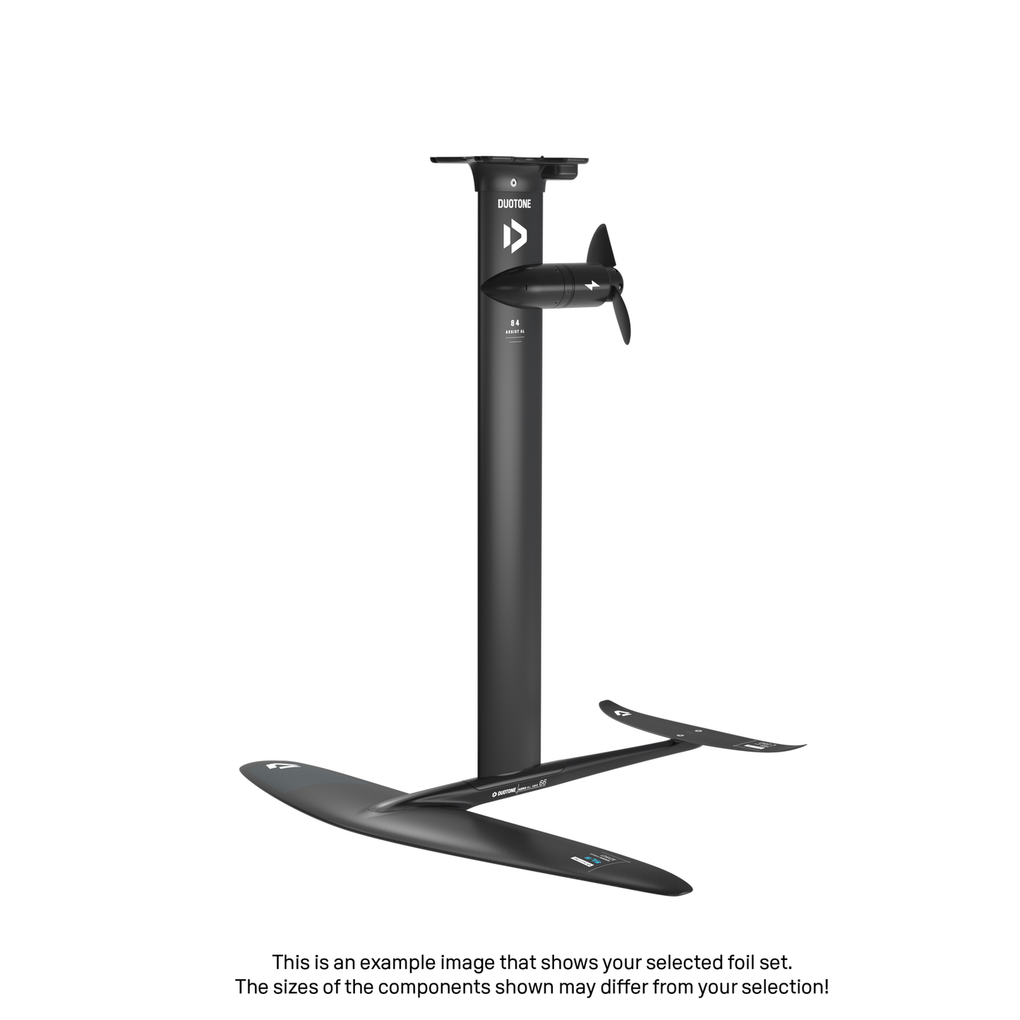 eMast AL Set 84 Fuselage Aero AL 3BS 74 Front Wing Aero Free SLS 1250 Back Wing Aero Stabilizer C 250 Adapter Fuselage - Duotone Onesize