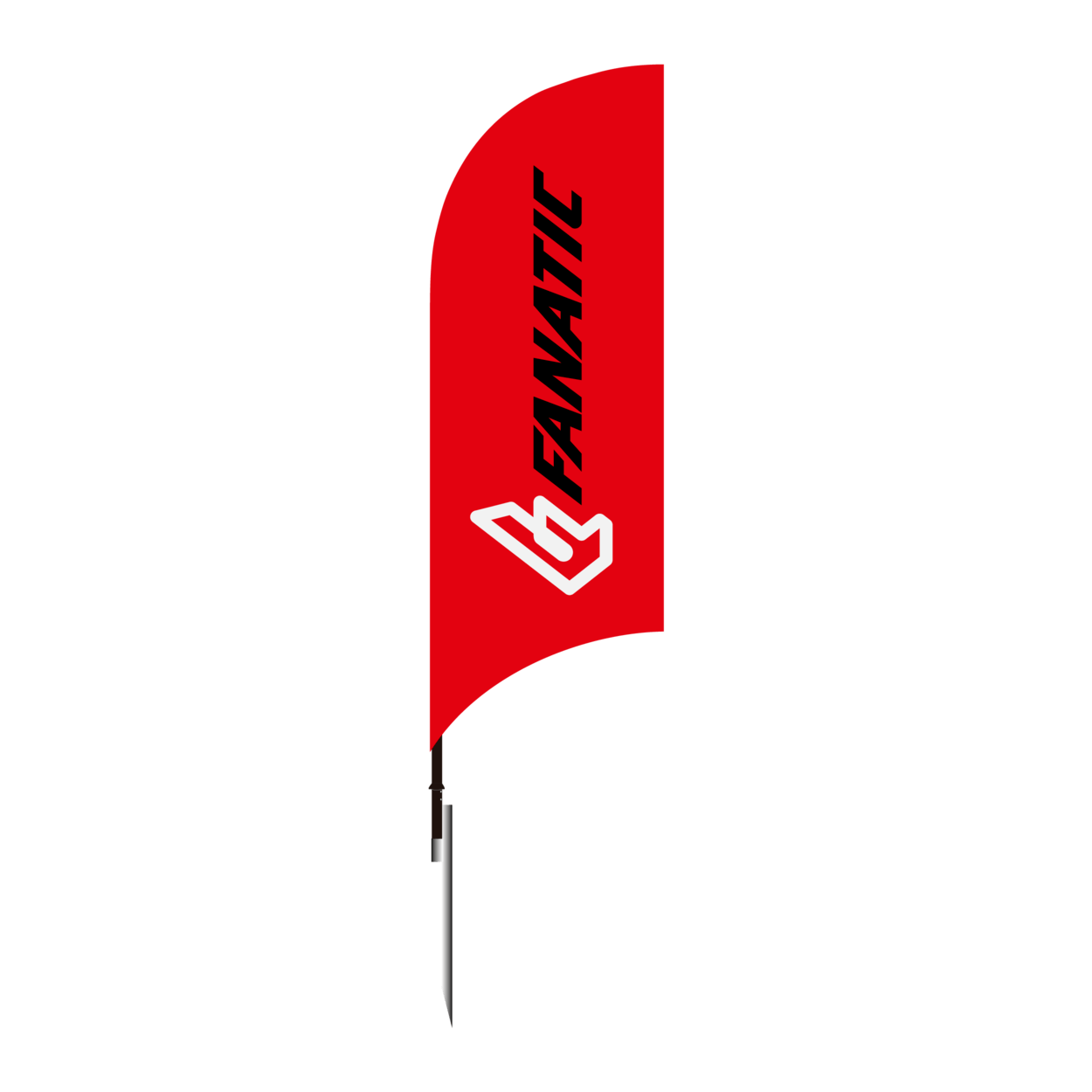 Fanatic Beachflag w/o Pole & Base (421x80 cm) 2019